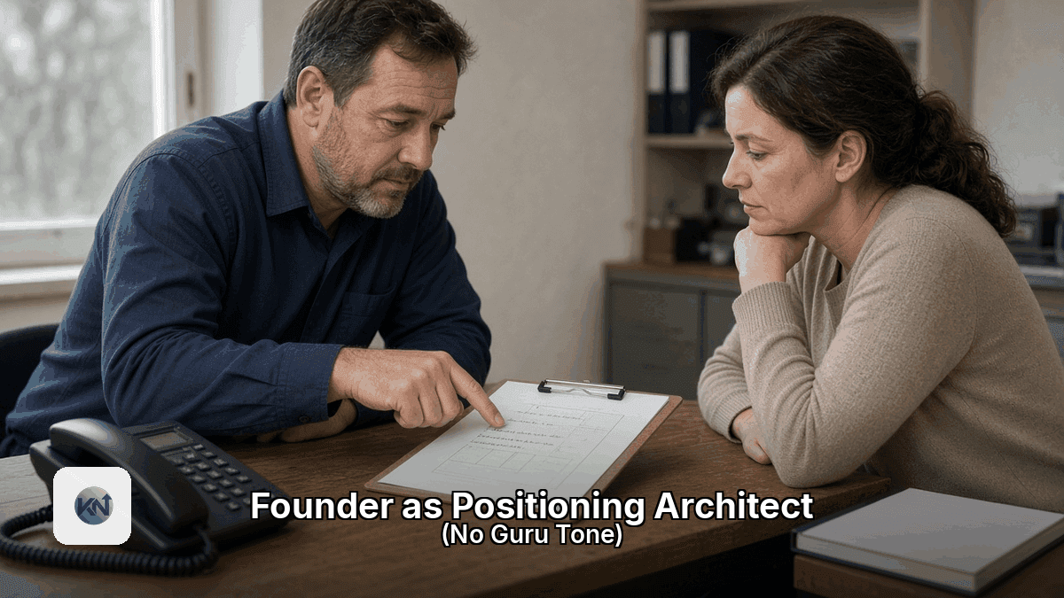 Founder as Positioning Architect (No Guru Tone)