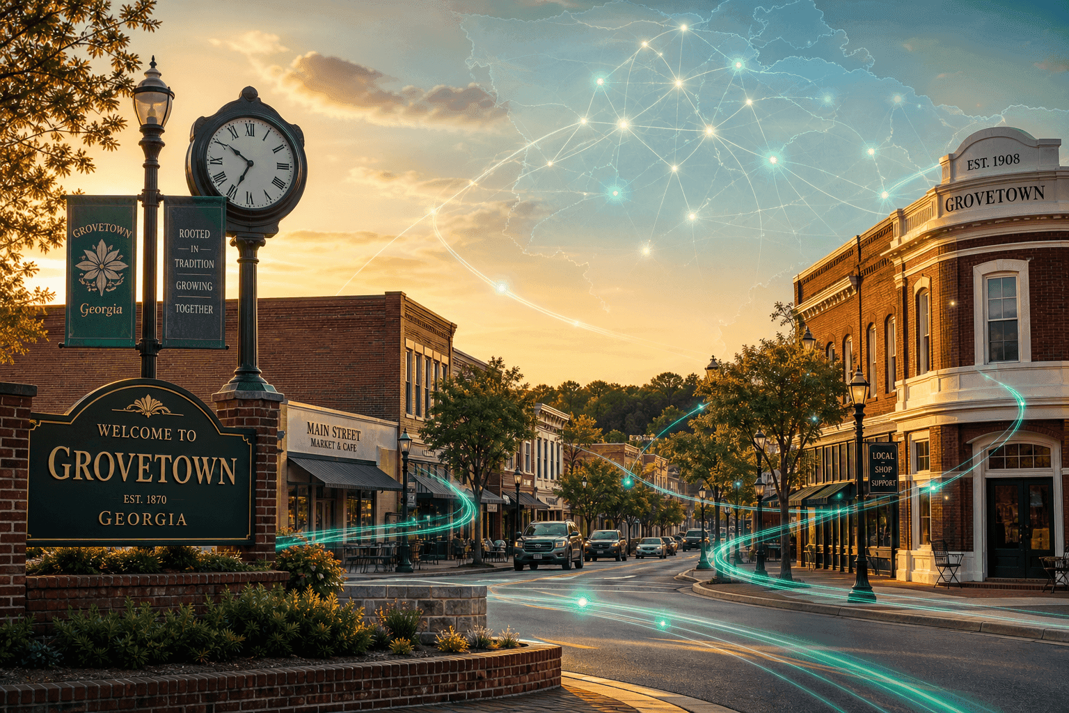 Grovetown & Evans GA Digital Marketing: Suburb Intent Without Thin City Pages