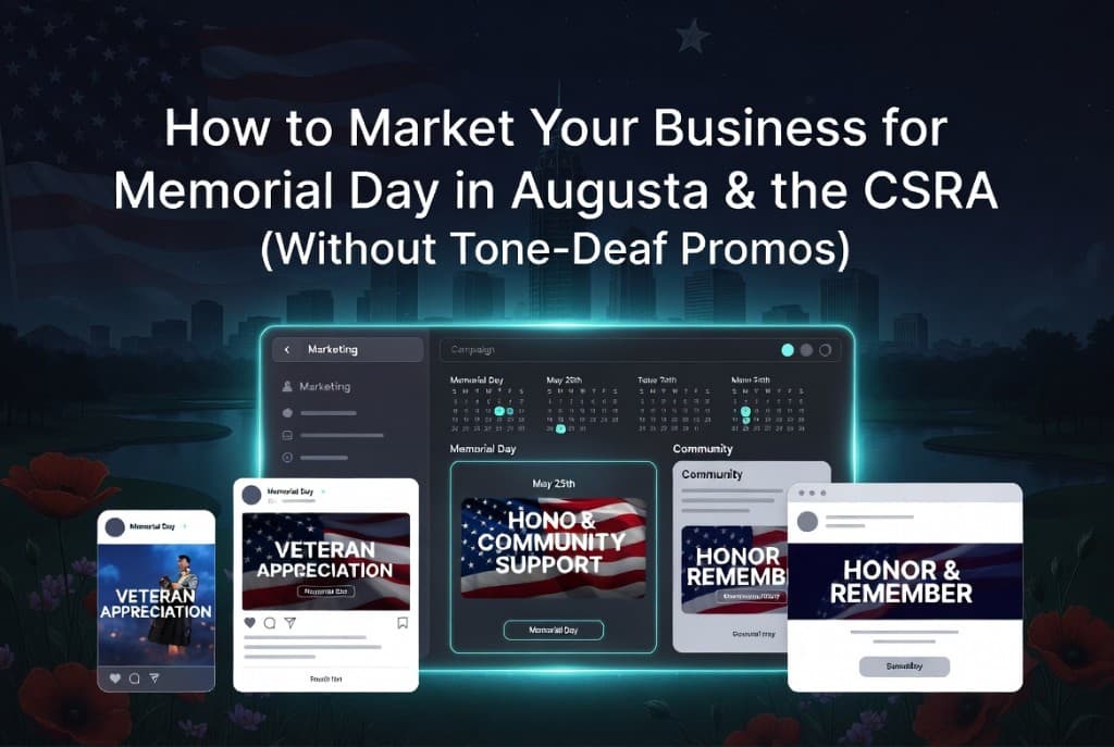 How to Market Your Business for Memorial Day in Augusta & the CSRA (Without Tone-Deaf Promos) — featured image