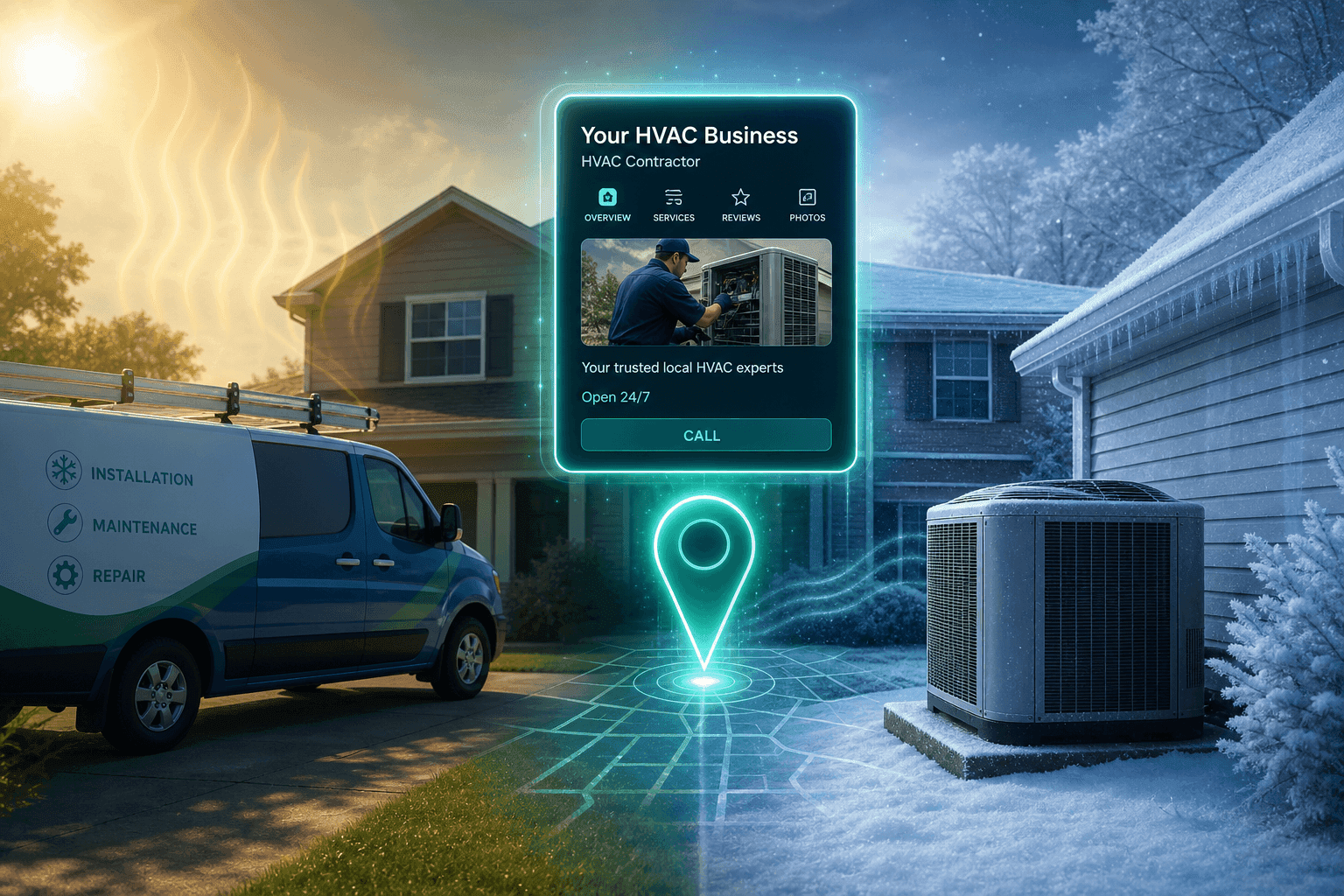 HVAC Marketing in Augusta: Seasonal Demand, GBP, and Lead Quality — featured image