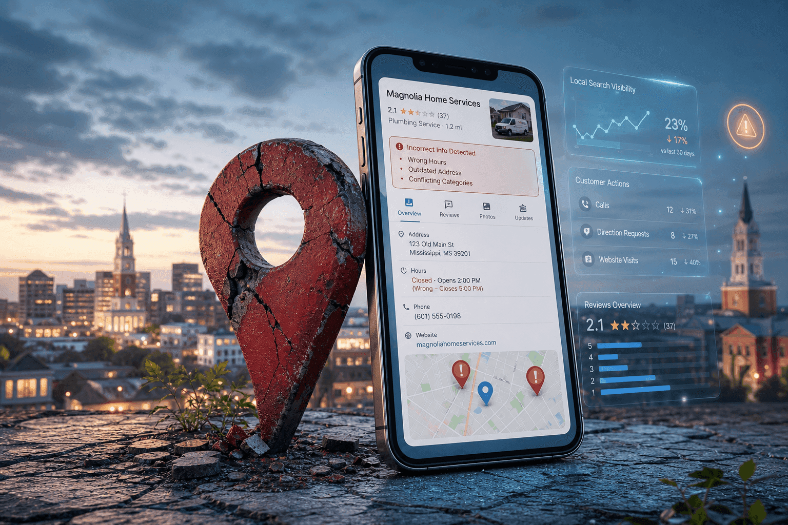 Local SEO Mistakes CSRA Businesses Still Make in 2026 (and How to Fix Them) — featured image