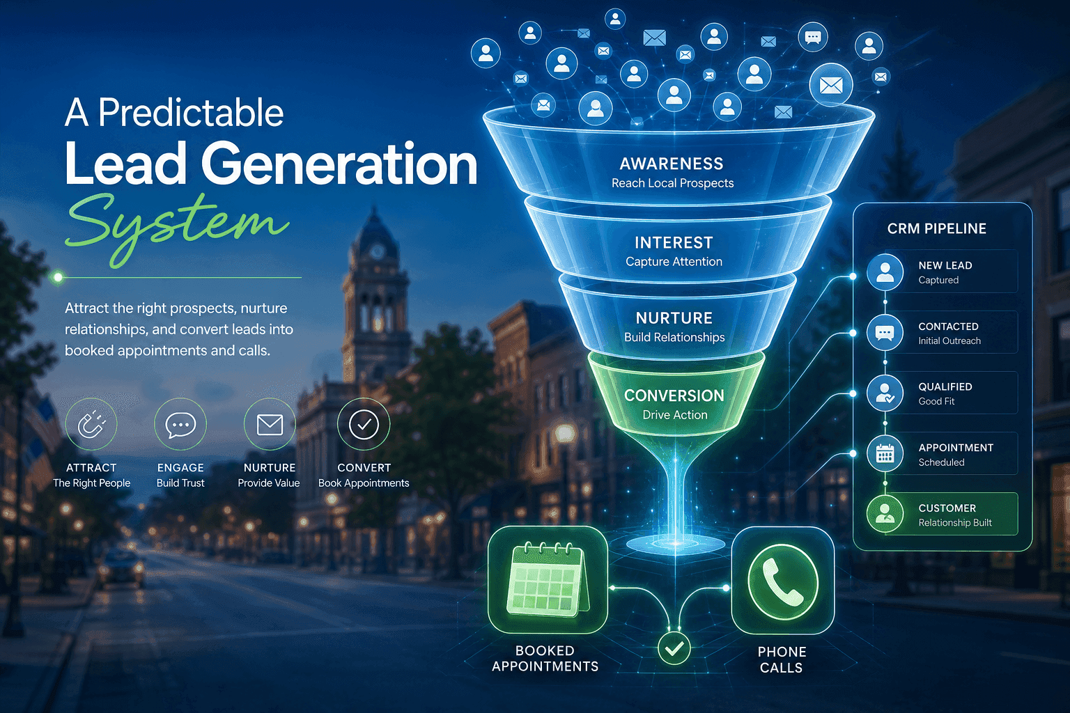 How to Build a Predictable Lead System for Augusta Small Businesses (Step-by-Step) — featured image