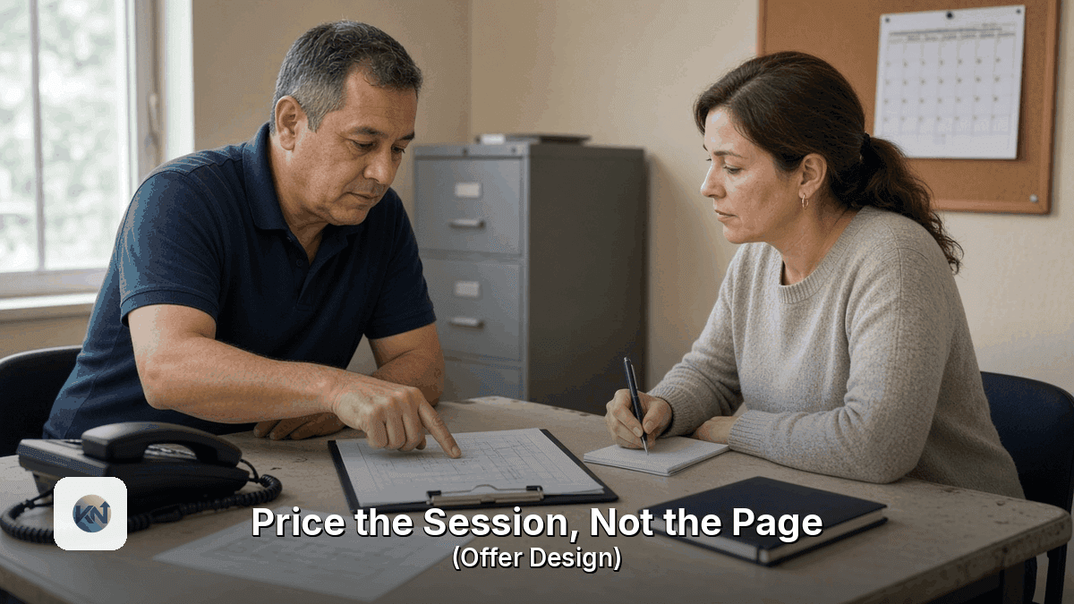 Price the Session, Not the Page | Offer Design