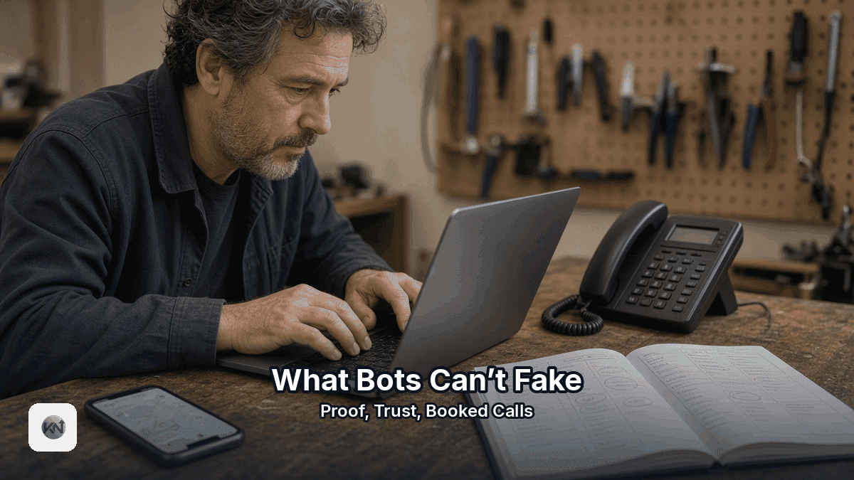 What Bots Can’t Fake: Proof, Trust, Booked Calls